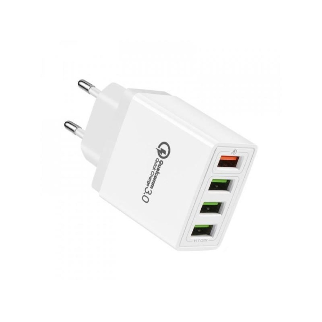 104QC304a φορτιστής-αντάπτορας-ταξιδίου-4-usb-6,2α-χωρίς-καλώδιο-qualcomm-3-0